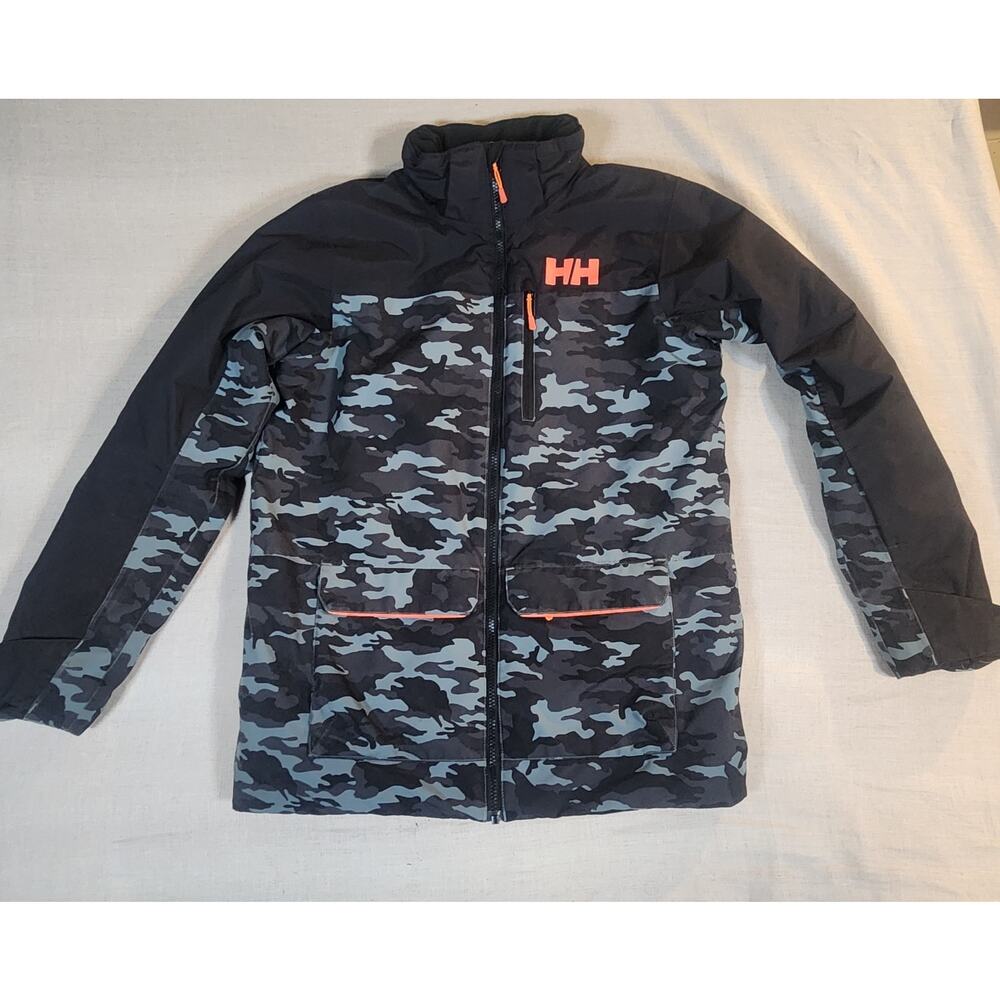 Helly Hansen Primaloft Camo Jacket Youth 176/16‎ Waterproof Insulated HH